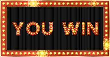 Question contest 3d show background. Vector 3d neon giveaway gambling illustration for challenge or exam. School competition concept label for winner in event. Bright frame notice with marquee light.