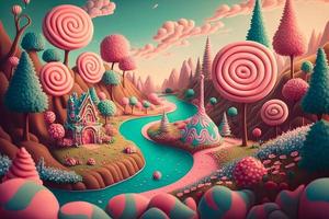 A Magic Forest of Sweet Treats photo