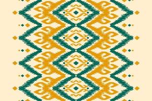 arte de patrón tribal étnico de alfombras. patrón étnico ikat sin fisuras. estilo americano, mexicano. vector