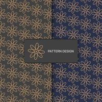 golden pattern design vector file