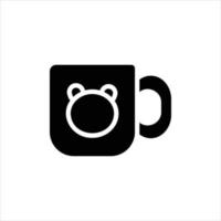 cup icon with isolated vektor and transparent background vector