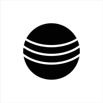 ball icon with isolated vektor and transparent background vector