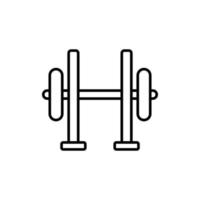 load lifter icon. outline icon vector