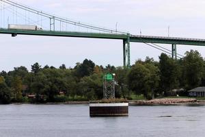 A lighthouse is a navigational landmark that is used to identify coasts and locate ships. photo