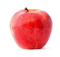 red apple isolate on white background photo