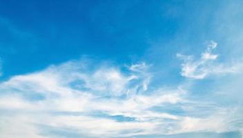 white cloudy and blue sky background photo