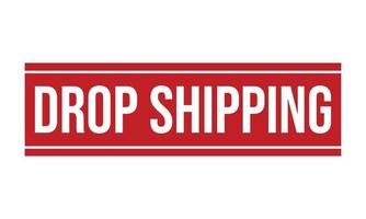 Drop Shipping Rubber Stamp. Drop Shipping Grunge Stamp Seal Vector Illustration