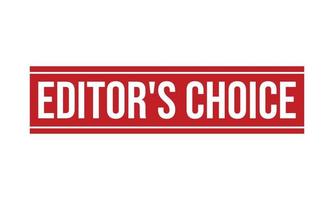 Editors Choice Rubber Stamp vector