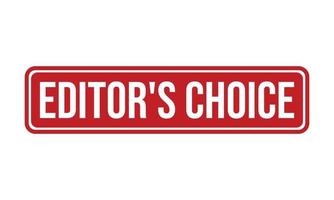 Editors Choice Rubber Stamp vector