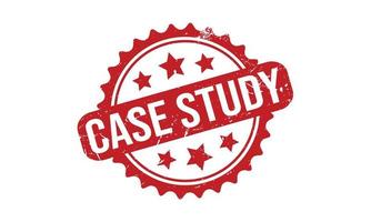 Case Study Rubber Grunge Stamp Seal Vector Illustration