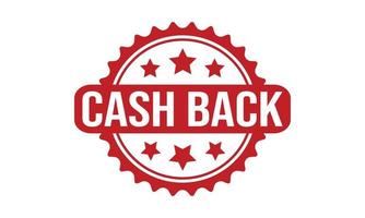 Cash Back Rubber Grunge Stamp Seal Vector Illustration