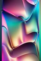 Beautiful Holographic Glassy Gradient Background photo