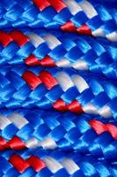 Blue and red rope photo