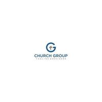 TG letter church logo design vector