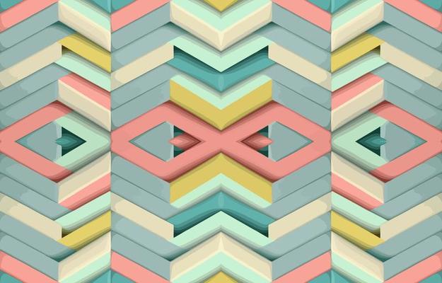 Zigzag seamless pattern pastel tone. Abstract folk ethnic tribal geometric graphic zig zag line. Texture textile fabric seamless patterns vector illustration. Ornate elegant luxury vintage retro style