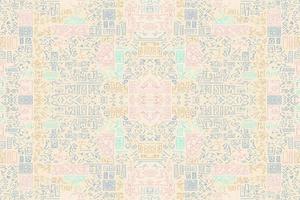 Ethnic ikat egyptian hieroglyphs pattern pastel color. Abstract traditional folk antique tribal graphic line ornate elegant luxury vintage retro. Texture textile fabric ethnic egyptian patterns vector