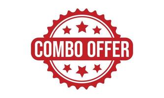 Combo Offer Rubber Stamp. Combo Offer Grunge Stamp Seal Vector Illustration