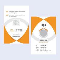 Creative Templates Business Card. Orange Business Cards. Professional and elegant abstract card templates perfect for your company and job title. vector design templates. clean business cards.