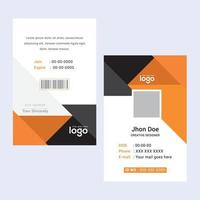 Creative Templates Business Card. Orange Business Cards. Professional and elegant abstract card templates perfect for your company and job title. vector design templates. clean business cards.