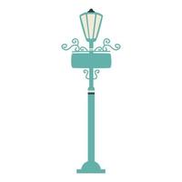 street lamps classic style vector