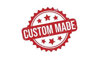 Custom Made Rubber Stamp. Custom Made Grunge Stamp Seal Vector Illustration