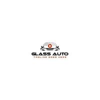 Auto Glass creative logo design idea. vector