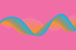 colorful gradient wave line. fluid abstract background. suitable for landing page and computer desktop wallpaper vector