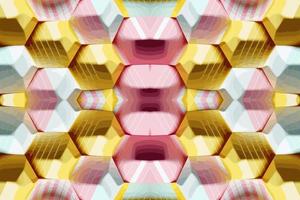 Luxury oblique hexagon stripes pattern bright pastel background. Abstract geometric graphic line modern elegant minimal retro style. Design for texture textile print art background wallpaper backdrop. vector
