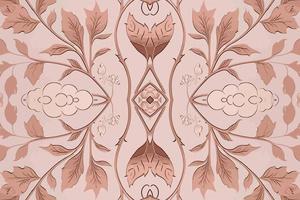 Floral seamless pattern light pink tone background. Abstract graphic line modern elegant minimal vintage retro style. Design for fabric texture textile print art background wallpaper tile backdrop. vector