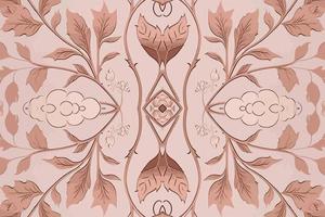 floral sin costura modelo ligero rosado tono antecedentes. resumen gráfico línea moderno elegante mínimo Clásico retro estilo. diseño para tela textura textil impresión Arte antecedentes fondo de pantalla loseta fondo. vector