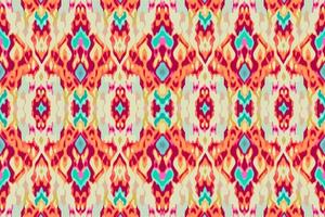 Luxury ikat pattern blurred bright background. Abstract traditional folk antique tribal ethnic graphic line. Ornate elegant luxury vintage retro style. Texture textile fabric blur patterns vector. vector