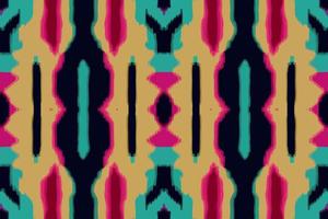 Simple ikat pattern bright background. Abstract geometric ethnic folk antique vintage retro blurred graphic line. Design for texture fabric textile print art background wallpaper tile backdrop vector. vector