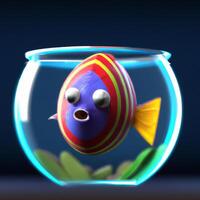acuario con pescado en pez de colores tanque foto