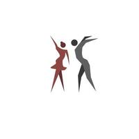 international dance day icon, simple icon dance with elegance concept vector