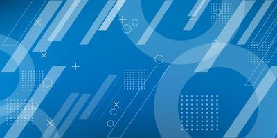 blue abstract geometric dynamic  for business finance and technology background vector