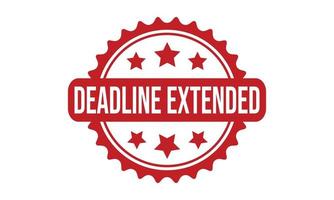 Deadline Extended Rubber Stamp. Deadline Extended Grunge Stamp Seal Vector Illustration