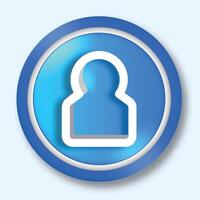 web and social media 3D icons vector