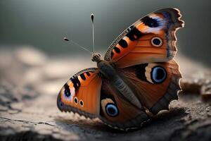 hermosa mariposa animal hecho por generativo ai tecnología foto