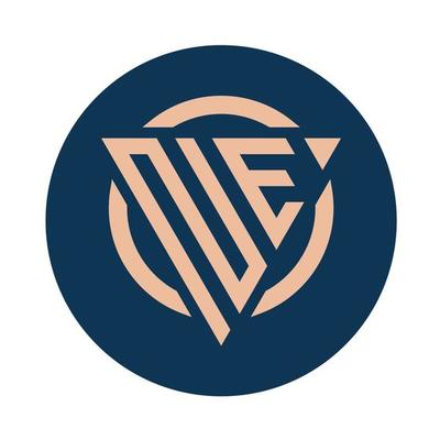 Creative simple Initial Monogram NE Logo Designs.