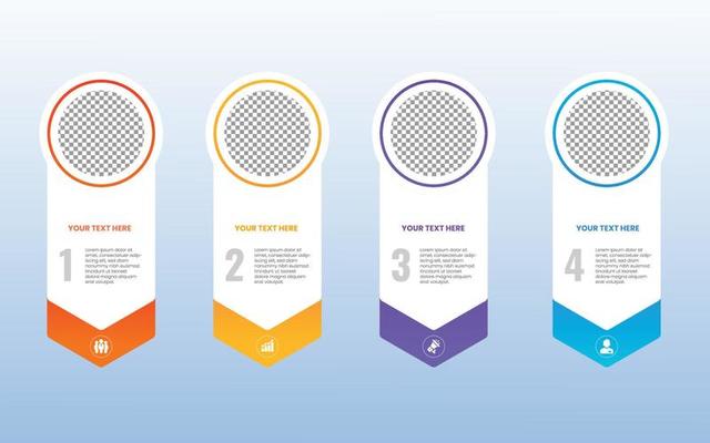 Vector Rosettes Set Template Design