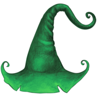 watercolor hand drawn witch hat png