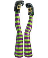 waterverf hand- getrokken halloween heks poten png