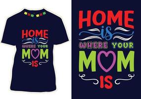 Happy Mothers Day T-shirt Design vector