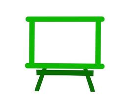 Chalkboard flat icon isolated on white background element. Flat icon Vector illustration.