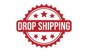 Drop Shipping Rubber Stamp. Drop Shipping Grunge Stamp Seal Vector Illustration