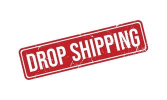 Drop Shipping Rubber Stamp. Drop Shipping Grunge Stamp Seal Vector Illustration