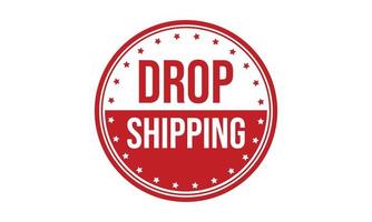 Drop Shipping Rubber Stamp. Drop Shipping Grunge Stamp Seal Vector Illustration