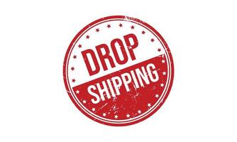 Drop Shipping Rubber Stamp. Drop Shipping Grunge Stamp Seal Vector Illustration