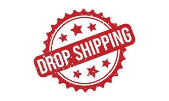 Drop Shipping Rubber Stamp. Drop Shipping Grunge Stamp Seal Vector Illustration