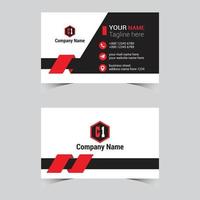 Creative and Modern Business Card Design For your Business vector